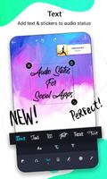 Audio Status Maker تصوير الشاشة 3
