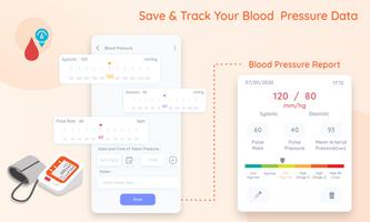 Blood Pressure & Sugar Tracker تصوير الشاشة 1