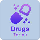 Drugs dictionary and terms icône