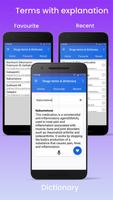 Drugs dictionary and terms capture d'écran 1