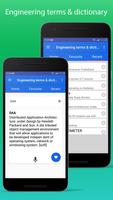 Engineering dictionary and terms Affiche
