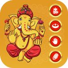 Ganesha Dancing Aarti Blessing أيقونة