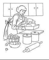 Mutfak Boyama Kitabı - Ücretsiz Ekran Görüntüsü 1