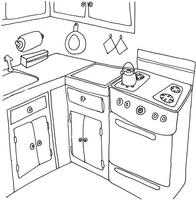 キッチン塗り絵-無料 スクリーンショット 3