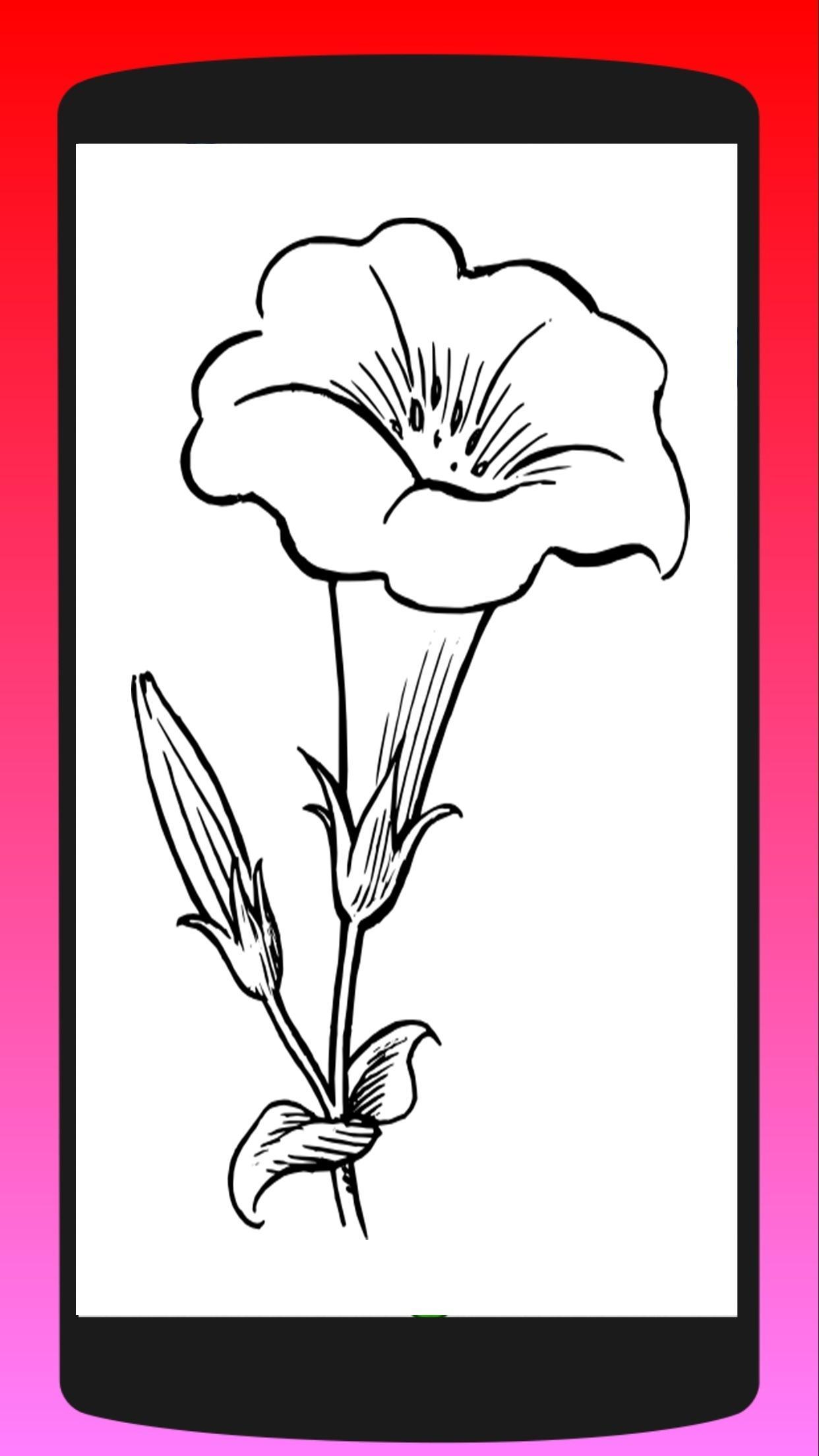 Buku Mewarnai Bunga Cantik for Android APK Download