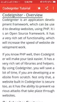 Learn Codeigniter (Tutorial) постер