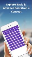 Learn Bootstrap 4 Tutorial capture d'écran 1