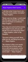 Maya Angelou Poems & Quotes اسکرین شاٹ 1
