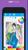 ANGELS AND GODDESS Coloring Pages اسکرین شاٹ 2