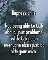 Depression Quotes پوسٹر