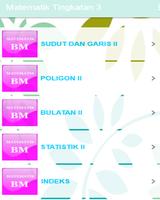Matematik Tingkatan 3 poster