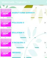 Matematik Tingkatan 3 الملصق