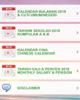 3 Schermata Malaysia Kalendar 2019