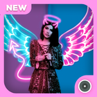 Angel Wings Photo Editor - Neon Angel Wings icono