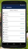 Baseball MLB Schedules 2019 पोस्टर