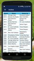 Baseball MLB Schedules 2019 capture d'écran 1