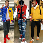 Black Men Clothing Fashion icône