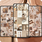 Brown Wallpaper Aesthetic icon