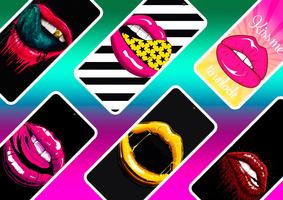 Lips Wallpapers captura de pantalla 1