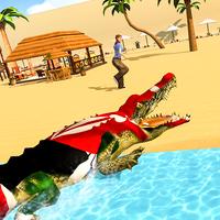 Angry Crocodile Beach Attack ảnh chụp màn hình 2