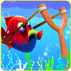 angry fish heroes-icoon