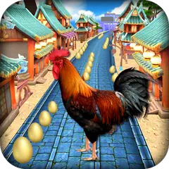 Descargar APK de Angry Rooster Run - Animal Escape Subway Run