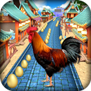 Angry Rooster Run - Animal Escape Subway Run APK