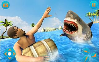 Angry Shark Attack Simulator 2019 Affiche
