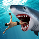 Angry Shark Attack Games أيقونة