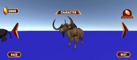Angry WIld Bull Sim Jungle 3D ภาพหน้าจอ 3