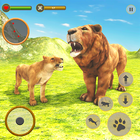 Angry lion family simulator icon