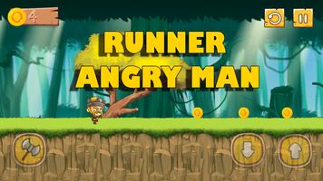 Runner Angry Man الملصق