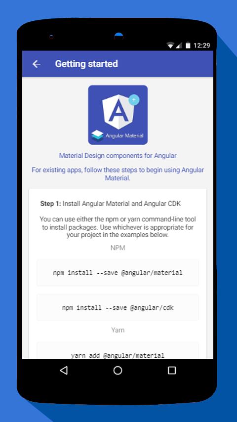Angular material Angular material