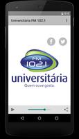 Universitária FM 102,1 Affiche