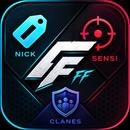 FF Names: Sensi & Clans APK
