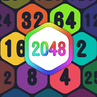 2048 Hexagon ikona