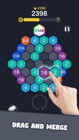 2048 Hexagon Puzzle Affiche