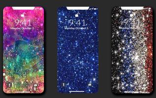 Glitter Wallpaper Affiche