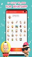 Sticker library - Free Stickers for WhatsApp capture d'écran 1