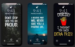 Inspirational Qoutes Wallpapers HD Affiche
