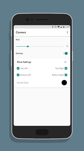 Corners android