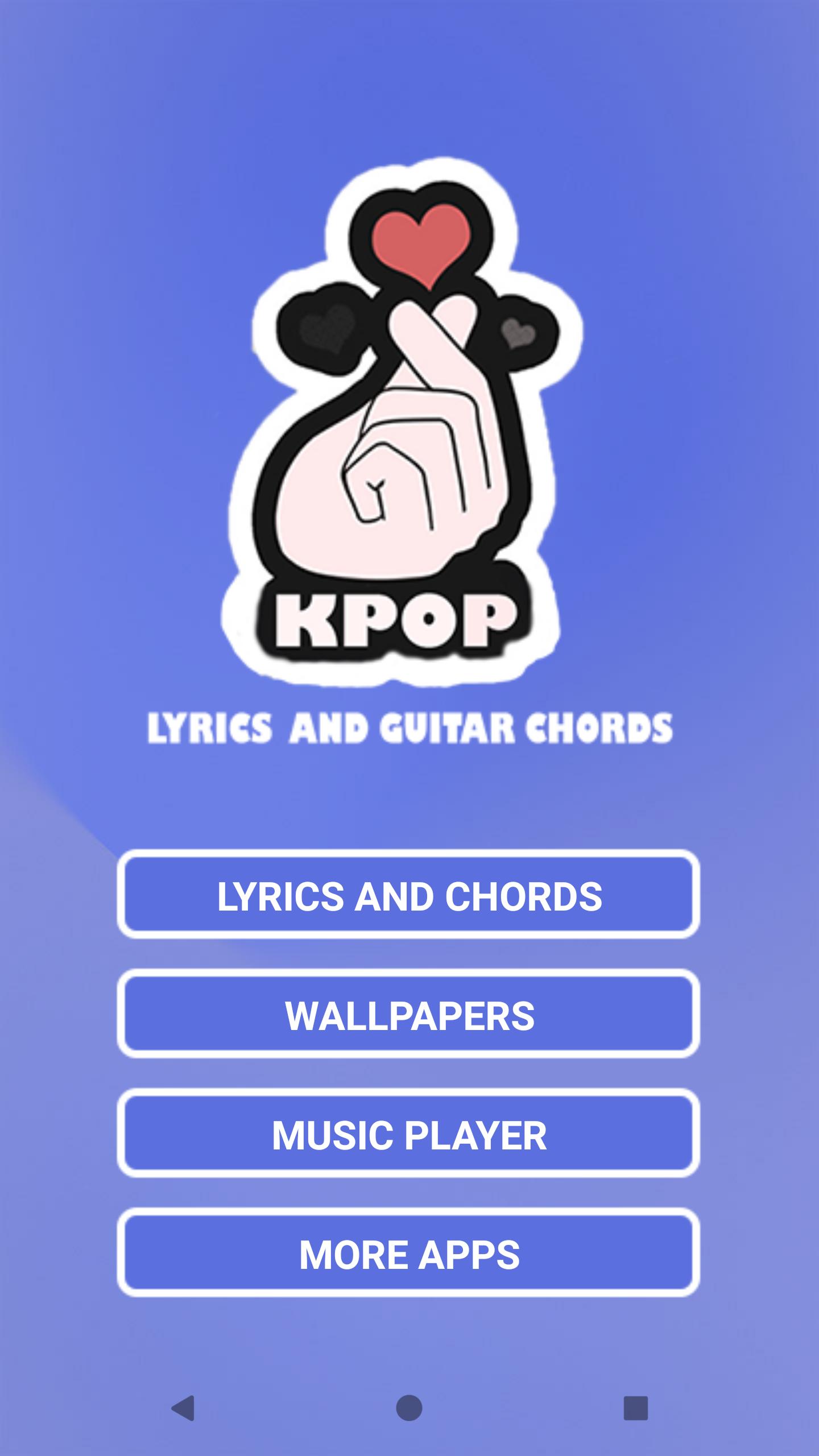 Kpop Lyrics And Guitar Chords Offline For Android Apk Download