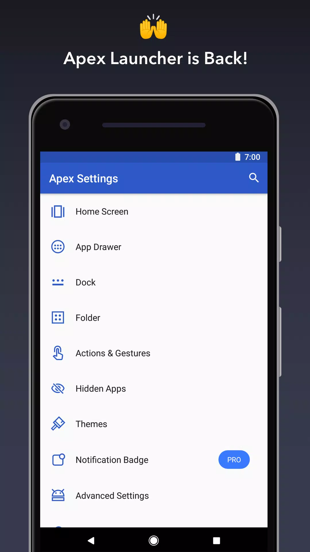 Apex Launcher APK