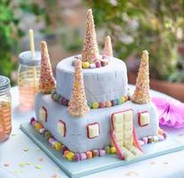 castle cake design ideas poster