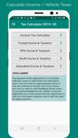 Income Tax Calculator Pakistan Plakat
