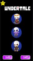 Sans Undertale Quiz Video Call Cartaz