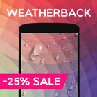 Weather Live Wallpaper: Rain, Snow, Accuweather💧 أيقونة