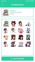 Best Anime Stickers - WAStickerApps capture d'écran 2