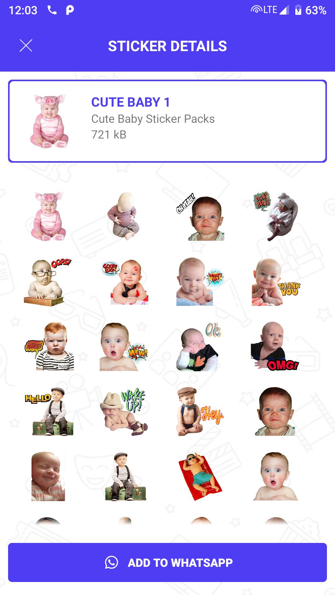 Stiker Bayi Lucu Terbaik Wastickerapps For Android Apk Download