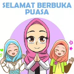 Hijab Muslimah Ramadhan Stickers - WAStickerApps
